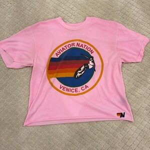 Pink Aviator Nation / Top / size M